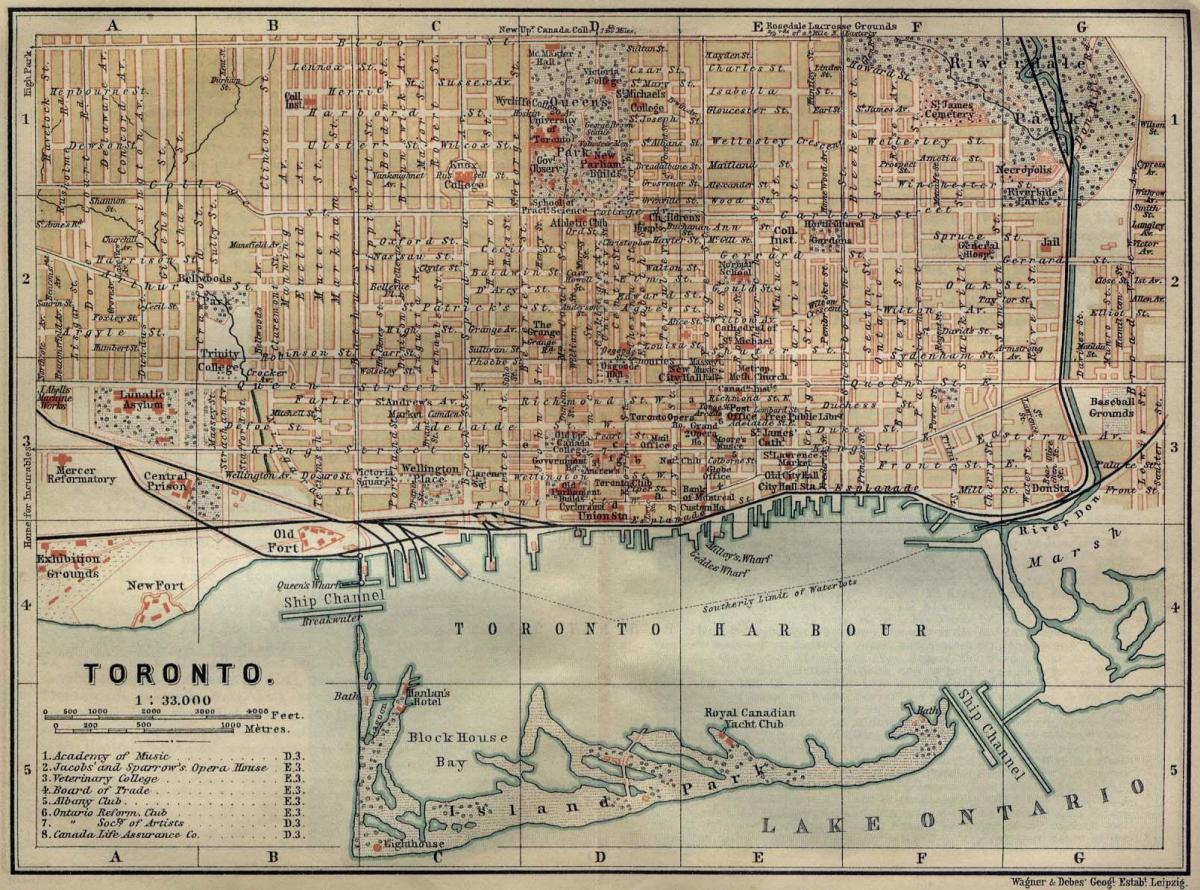 خريطة تورونتو التاريخية